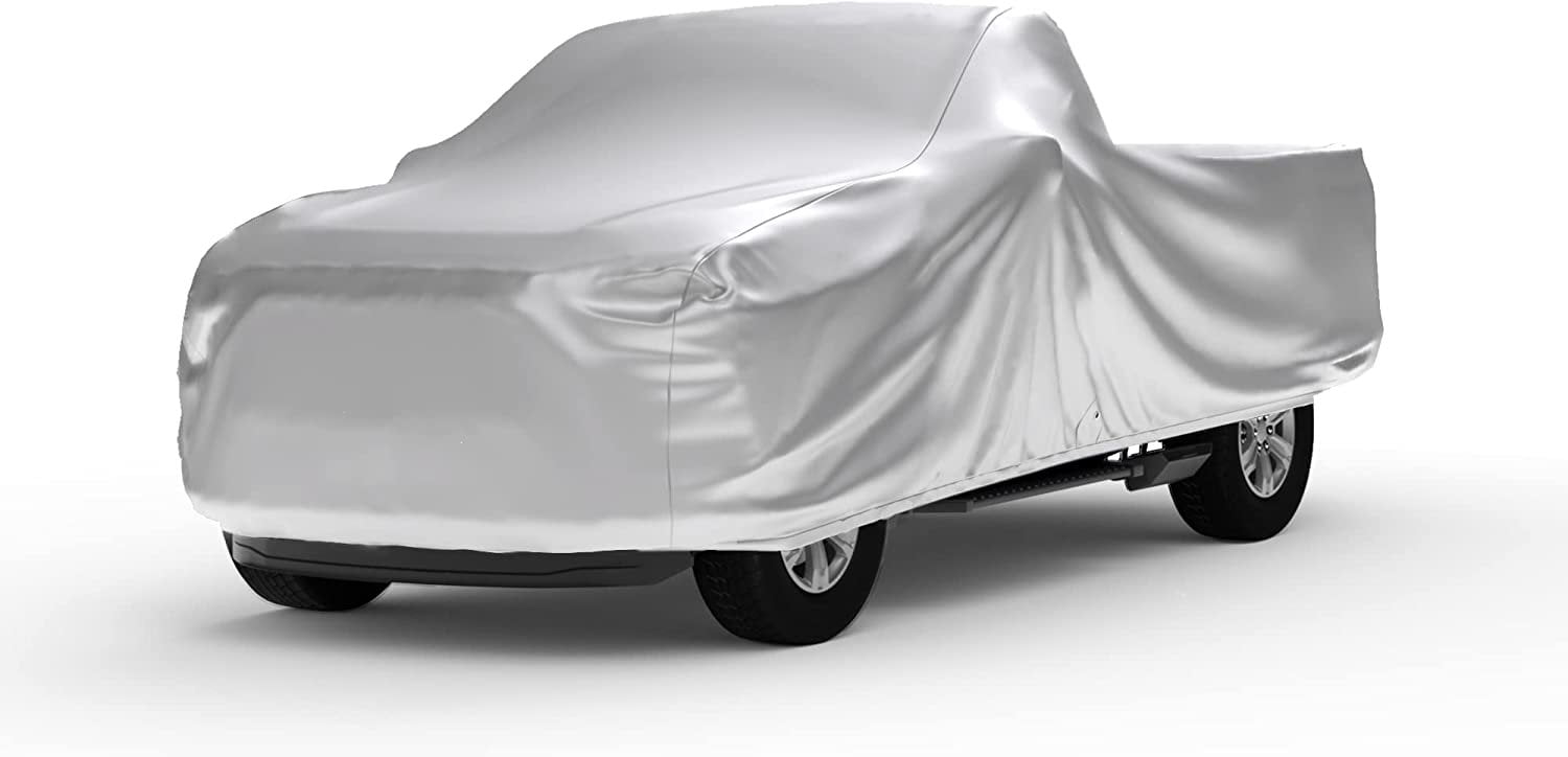 Car Cover Compatible with Jeep 1962-1970 Gladiator Regular Cab Weatherproof Light Outdoor Multilayered Durable Truck Cover  for Sun， High Moisture Climates