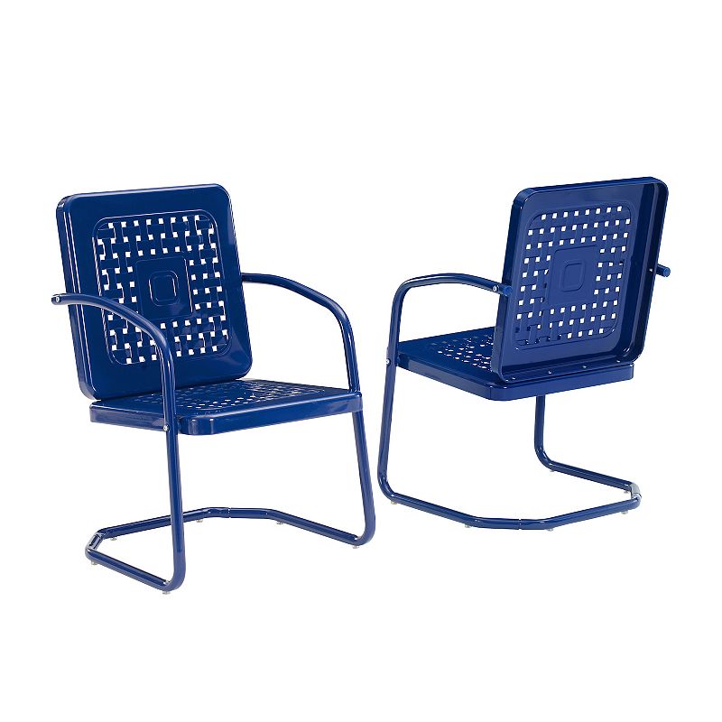 Crosley Bates Outdoor Metal Chair 2-Piece Set