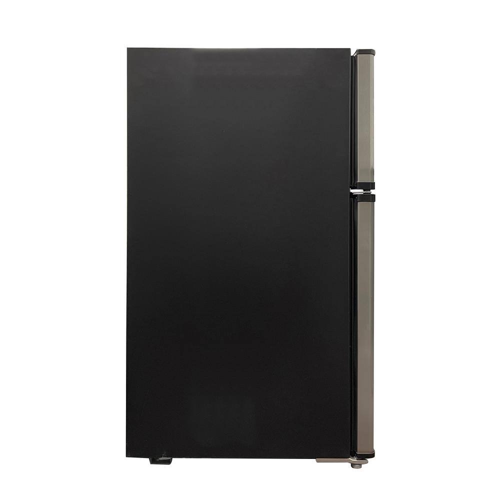 SPT 3.1 cu. ft. ENERGY STAR Double Door Mini Fridge in Stainless Steel with Freezer RF-314SSA