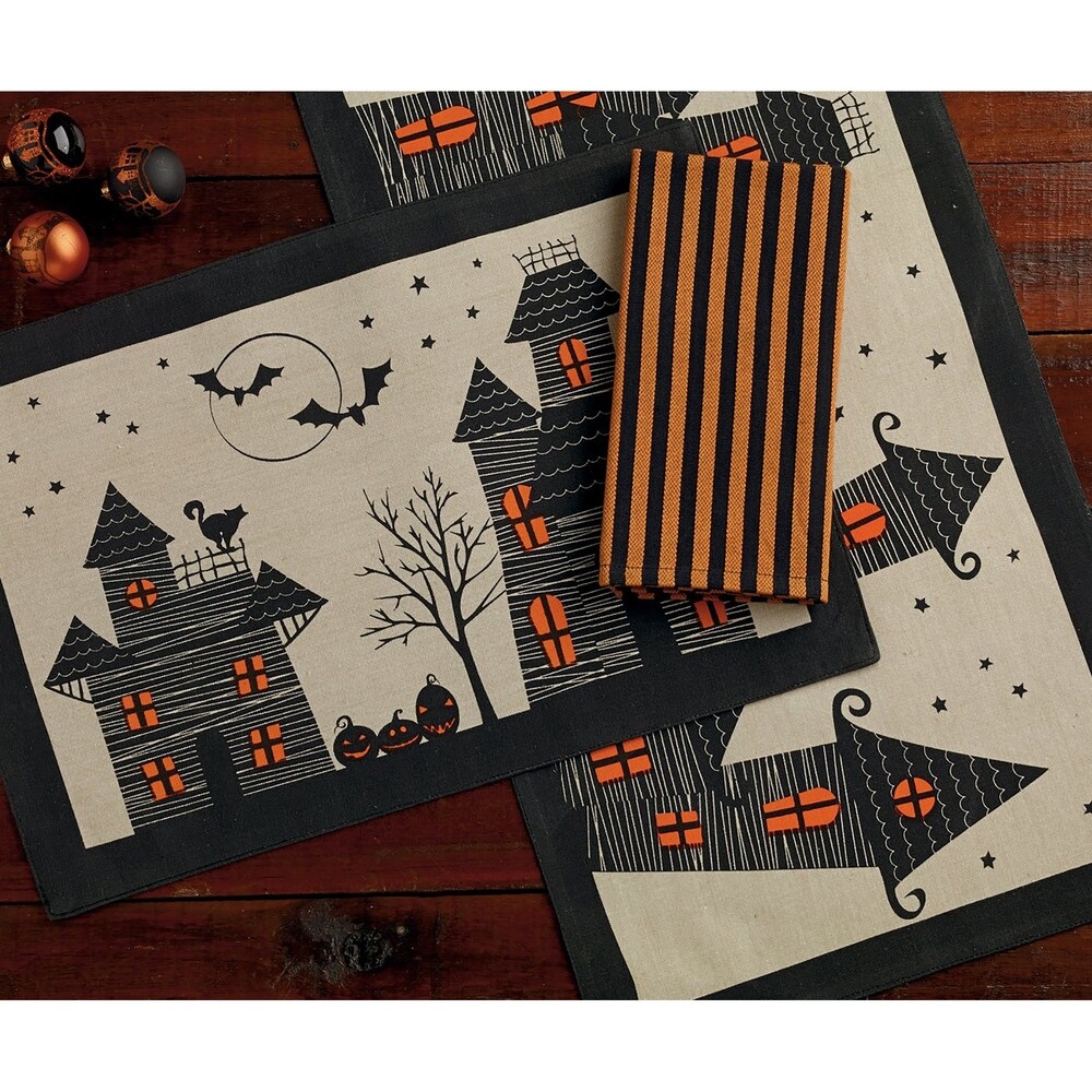 DII Haunted House Table Runner