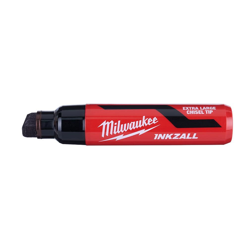 Milwaukee INKZALL Extra Large Chisel Tip Black Marker 48-22-3260 from Milwaukee