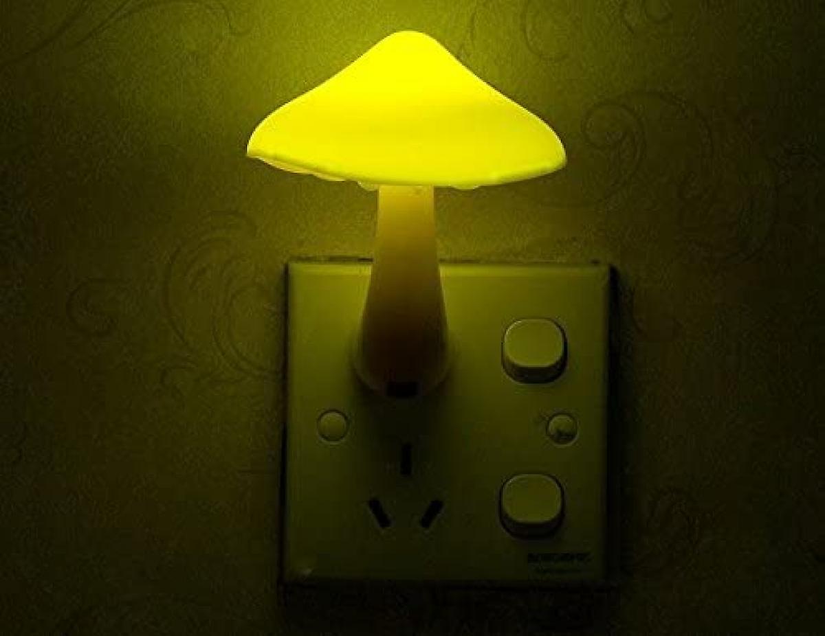 2pack Mushroom Night Light Plug In Lamp，led Night Lights For Nightlight Wall Mushroom Decor Lamp For Bedroom，toilet，stairs，kitchen，hallway