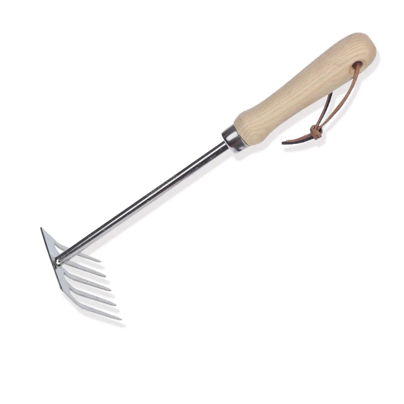 Outdoor Garden Tool Durable Plant Care Stainless Steel Ash Wood Hand Tools Weeding Fork