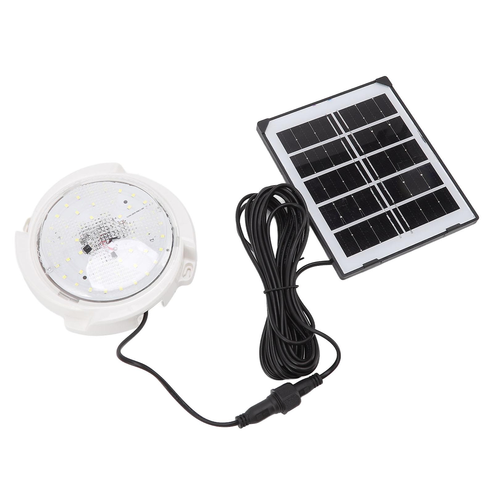 Solar Ceiling Light 2 Control Modes 50 Lamp Beads Adjustable Solar Ceiling Lamp for Indoor 45W