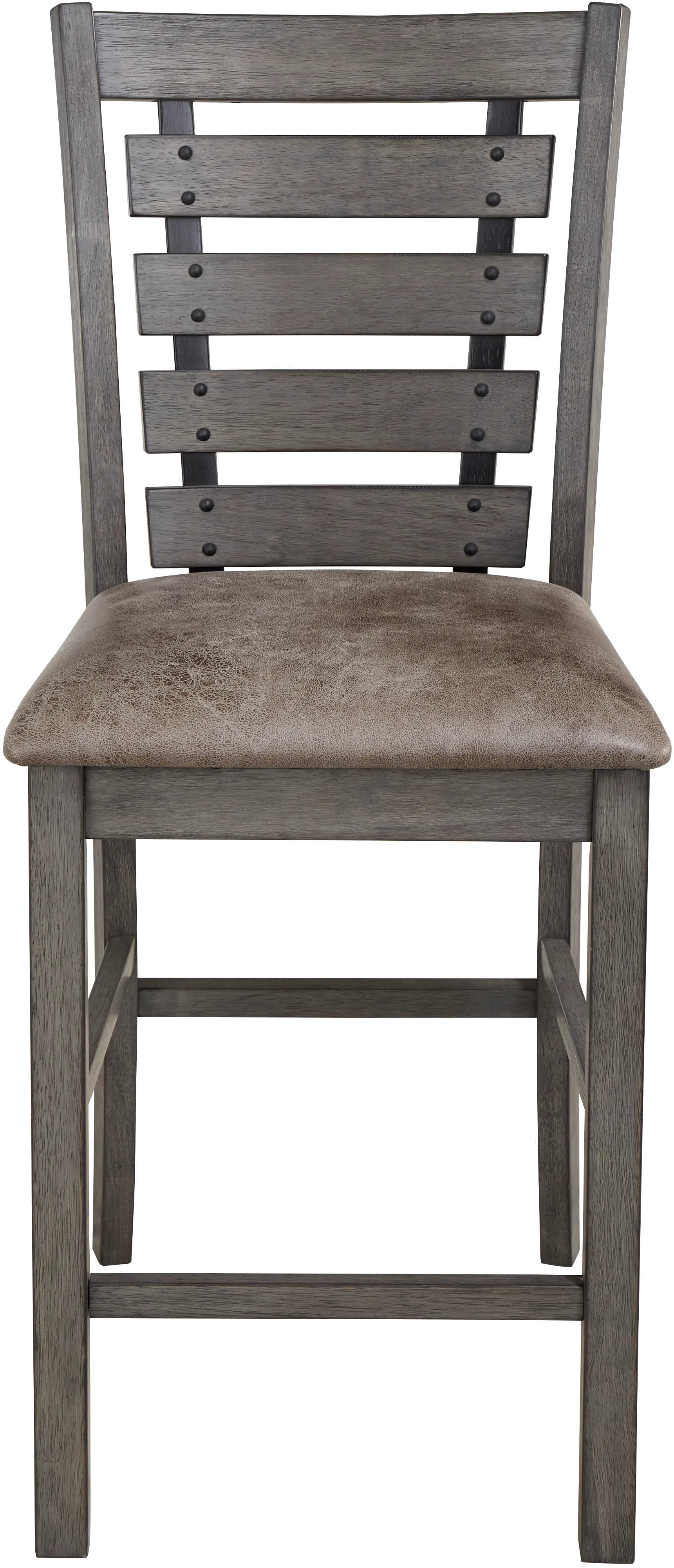 Fiji Gray Counter Height Stool， Set of 2