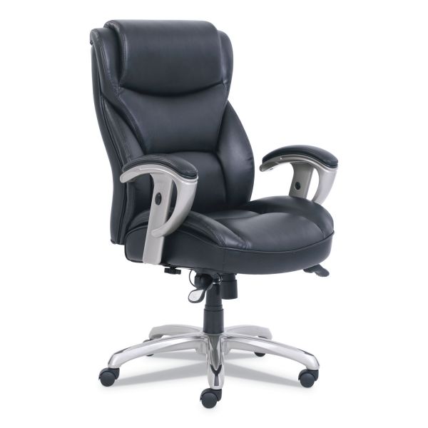 SertaPedic Emerson Big and Tall Task Chair， Supports Up to 400 lb， 19.5