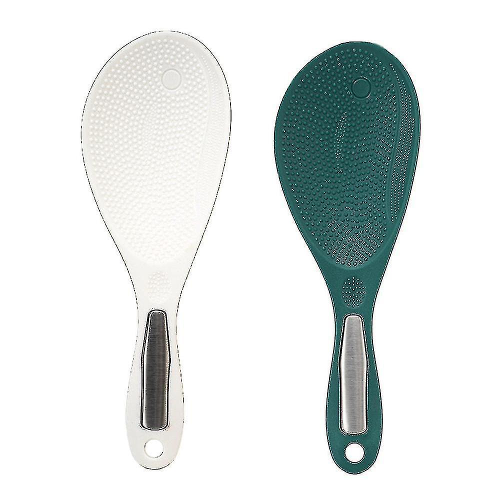 Rice Paddle Spoon Set Of 2， Rice Spatula，rice Spoon Paddle，rice Cooker Spoon，works For Rice，mashed P