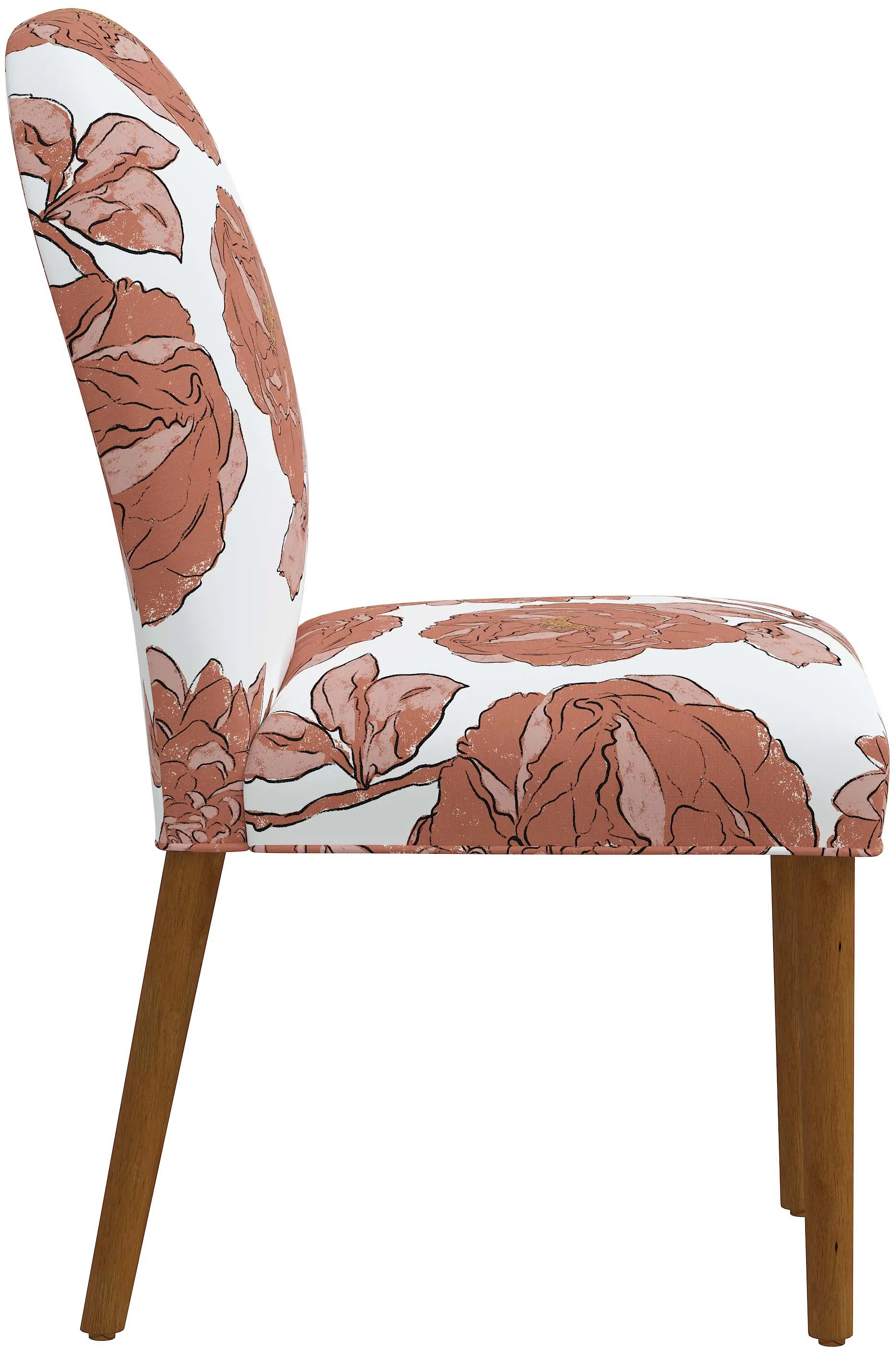 Dillan Pink Floral Dining Chair - Skyline Furniture