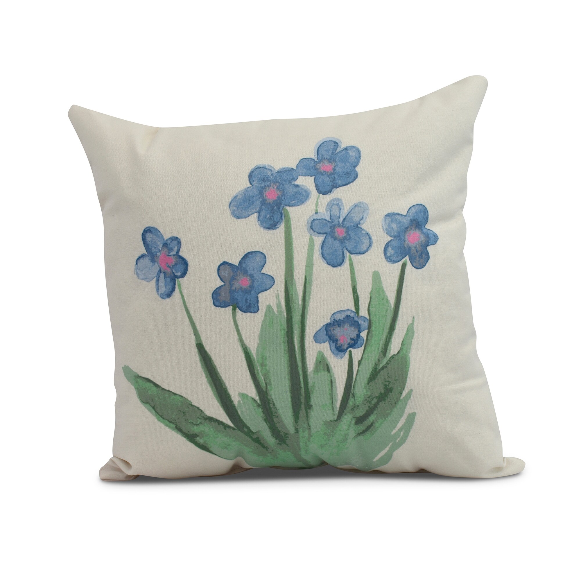 16 x 16 inch Pretty Little Flower Outdoor Pillow