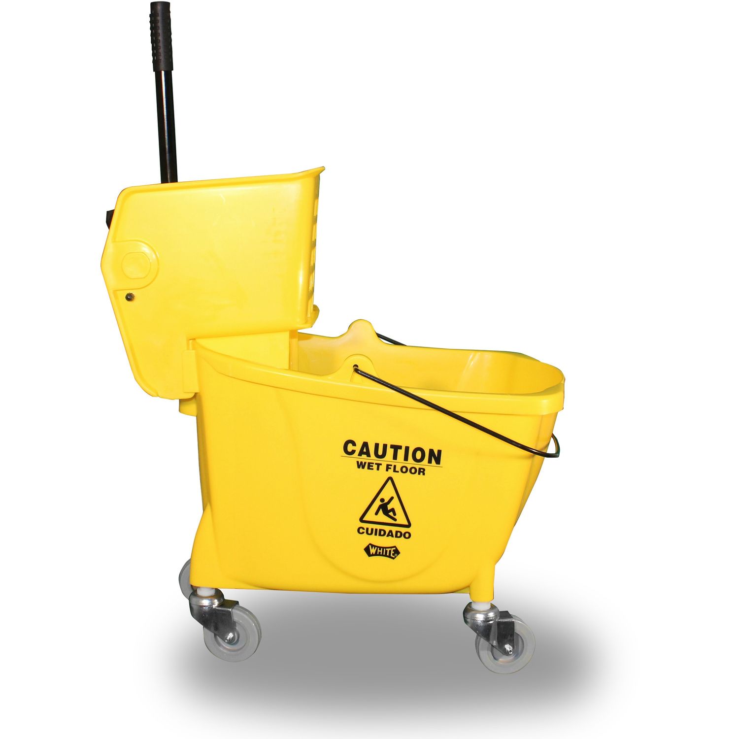 35 QT Side Press Mop Bucket Wringer Combo by Genuine Joe GJO02347