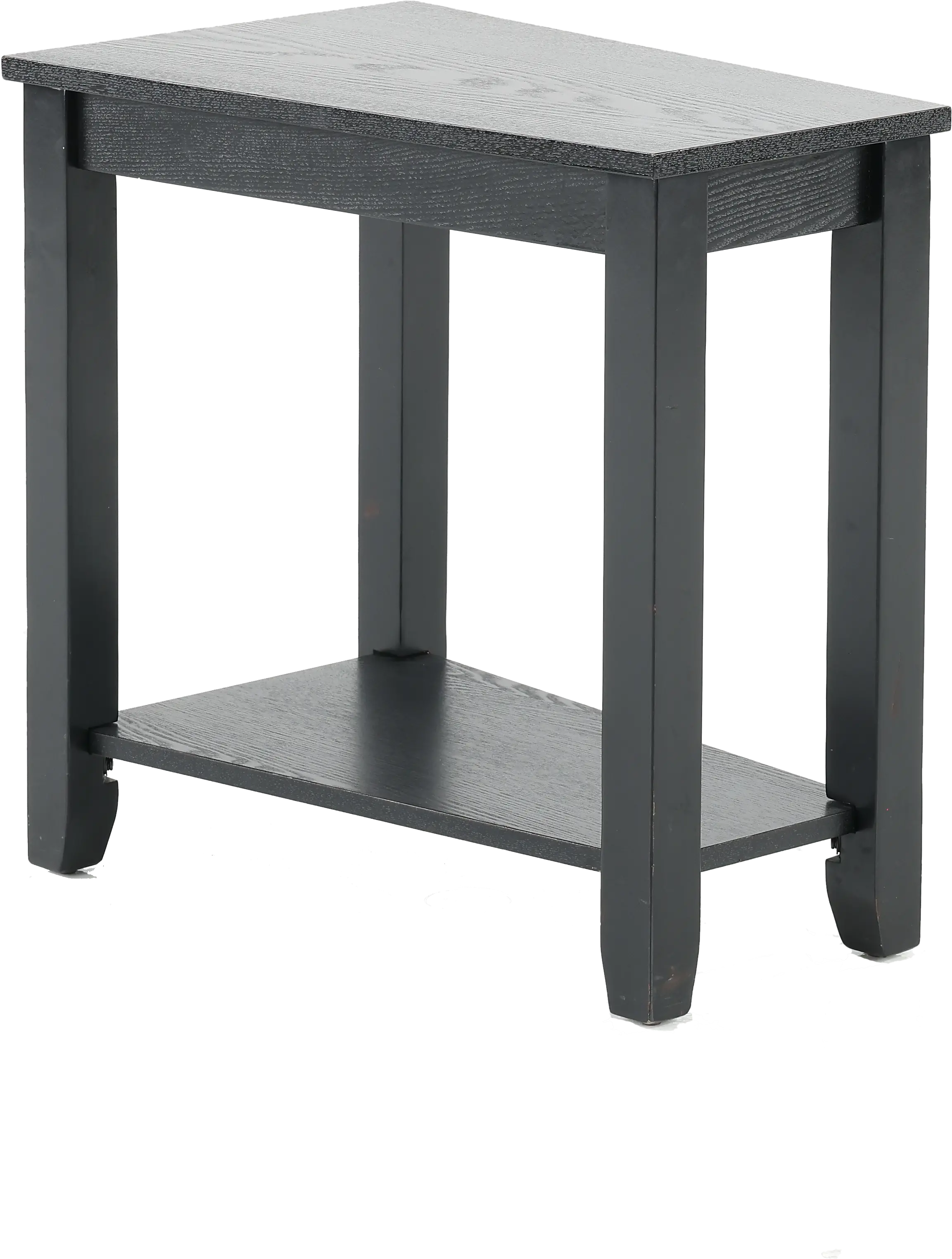 Wedge Black Side Table