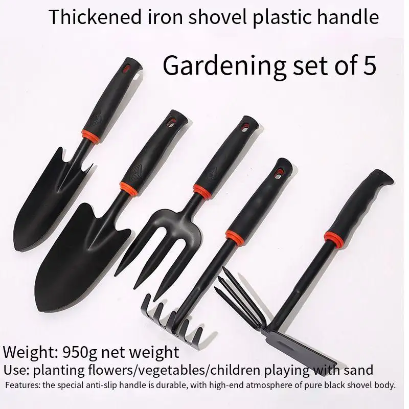 Garden tools stainless steel garden digging hand tools set of four