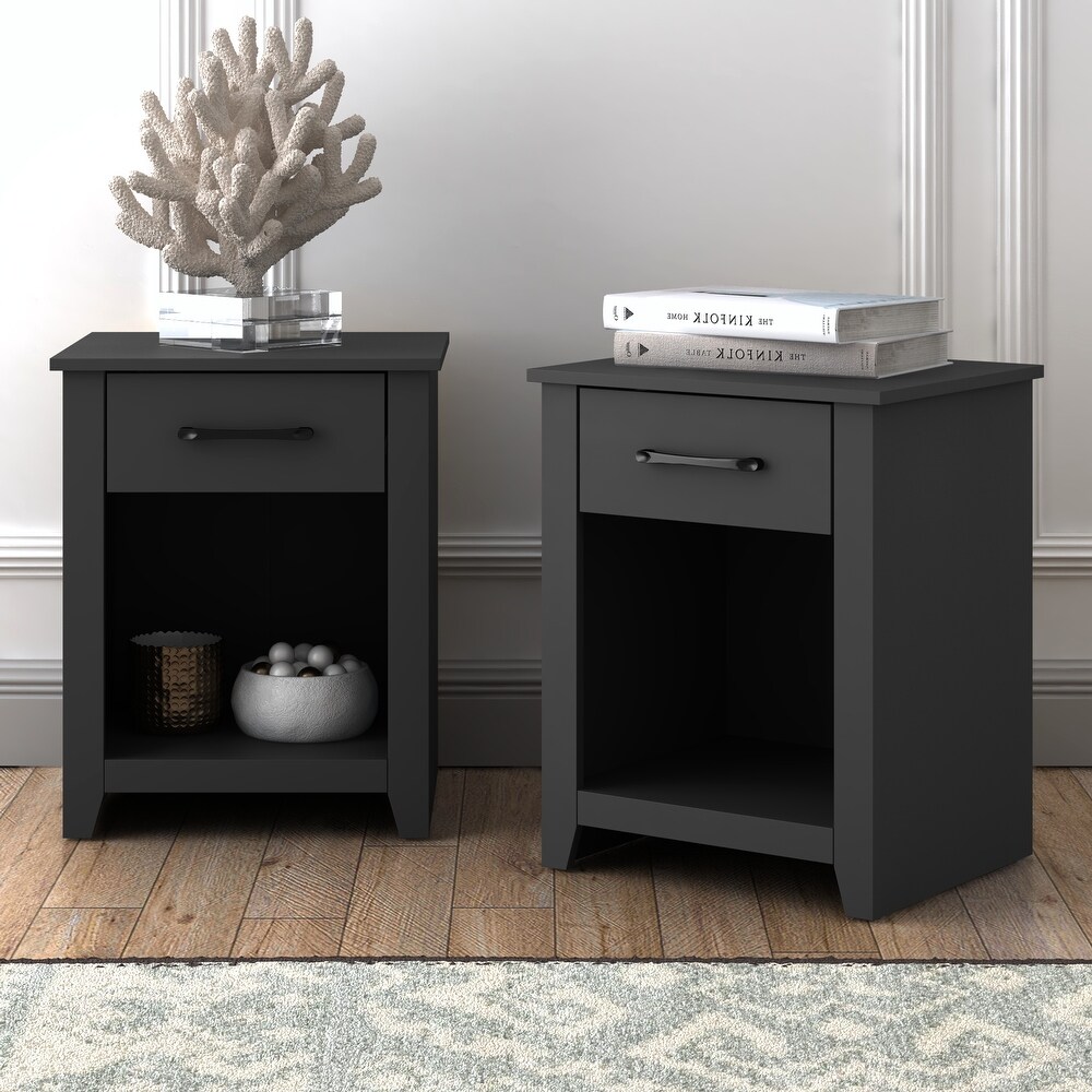 GALANO Gretta 1 Drawer Nightstand (Set of 2)