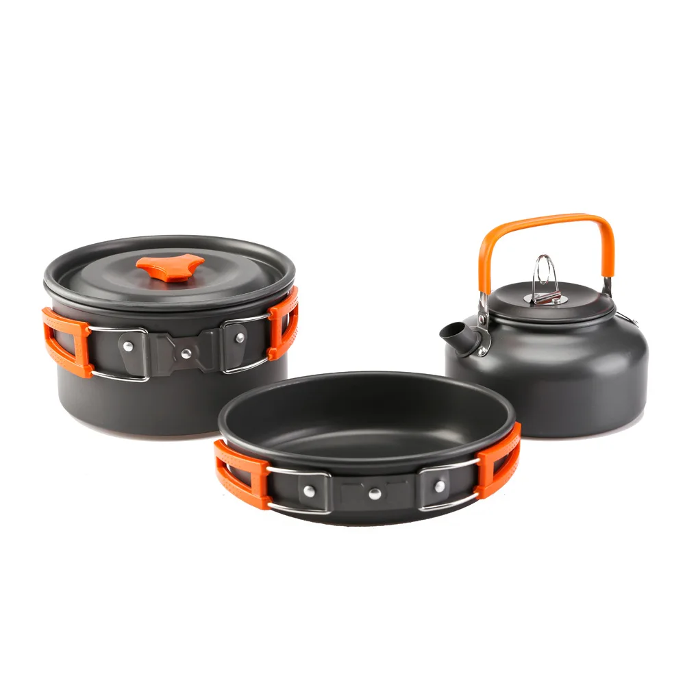 Outdoor cooking set for camping hiking ultralight foldable cookware set