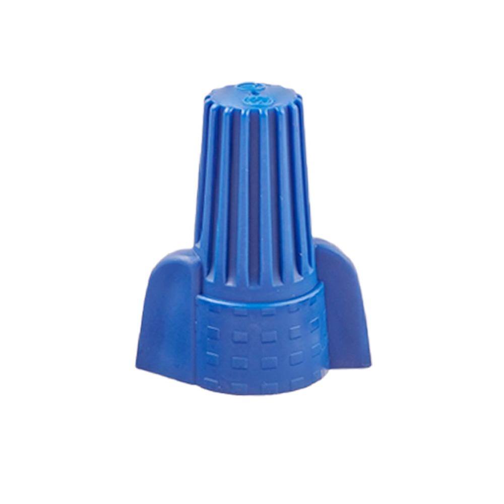 Commercial Electric Winged Wire Connectors Blue (12-Pack) EWB-12