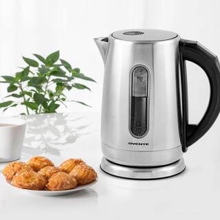 OVENTE 7.1-Cup Stainless Steel Electric Kettle with Touch Screen Control Panel KS58S