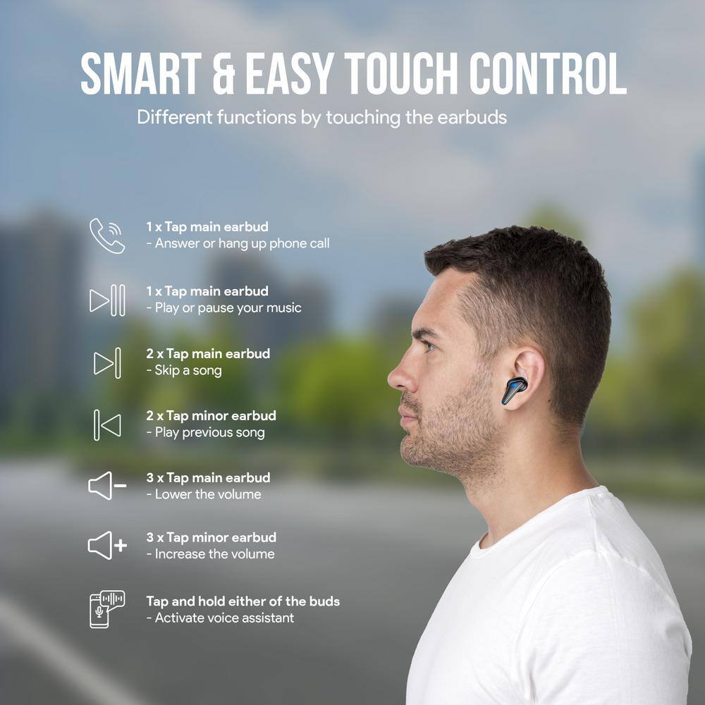 DARTWOOD True Wireless Gaming Earbuds-High-Quality Gaming Headphones with Ultra-Low Latency and Quick Bluetooth Pairing GamingEarbudsUS