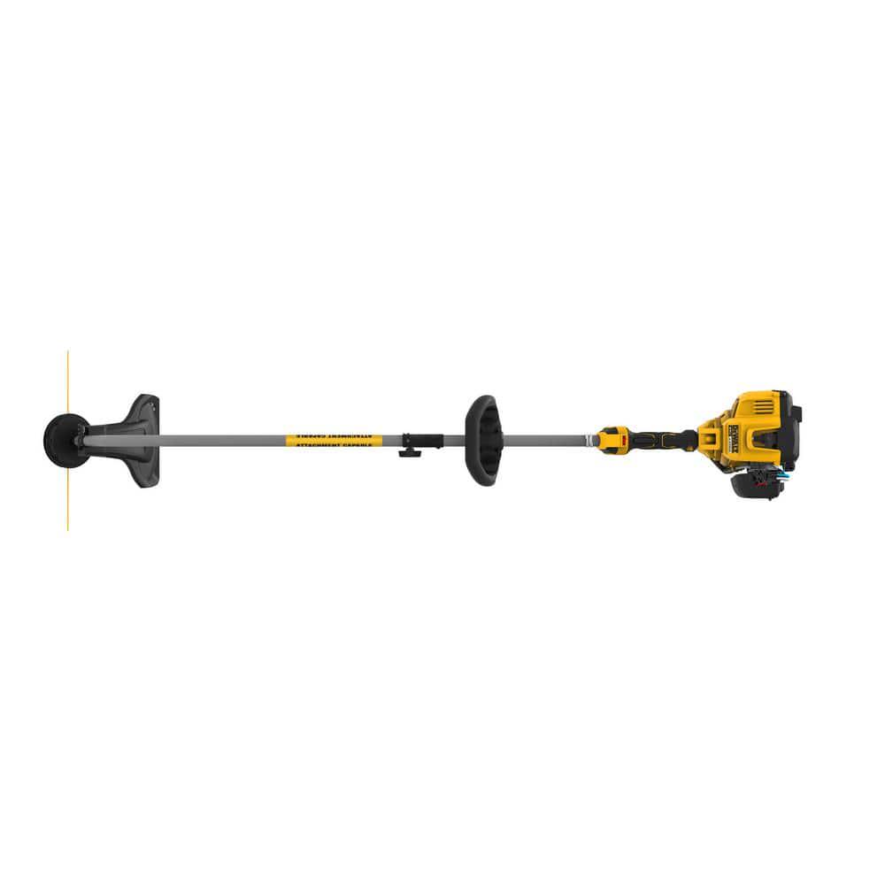 DEWALT 27 cc 2Stroke Gas Curved Shaft String Trimmer with Attachment Capability