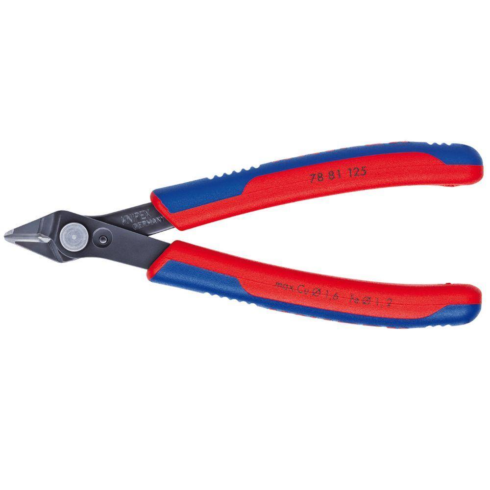 KNIPEX 5 in. Electronic Super-Knips with Comfort Grip 78 81 125