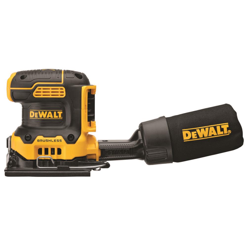 DEWALT 20V MAX XR Brushless Cordless 1/4 Sheet Variable Speed Sander (Tool Only) DCW200B from DEWALT