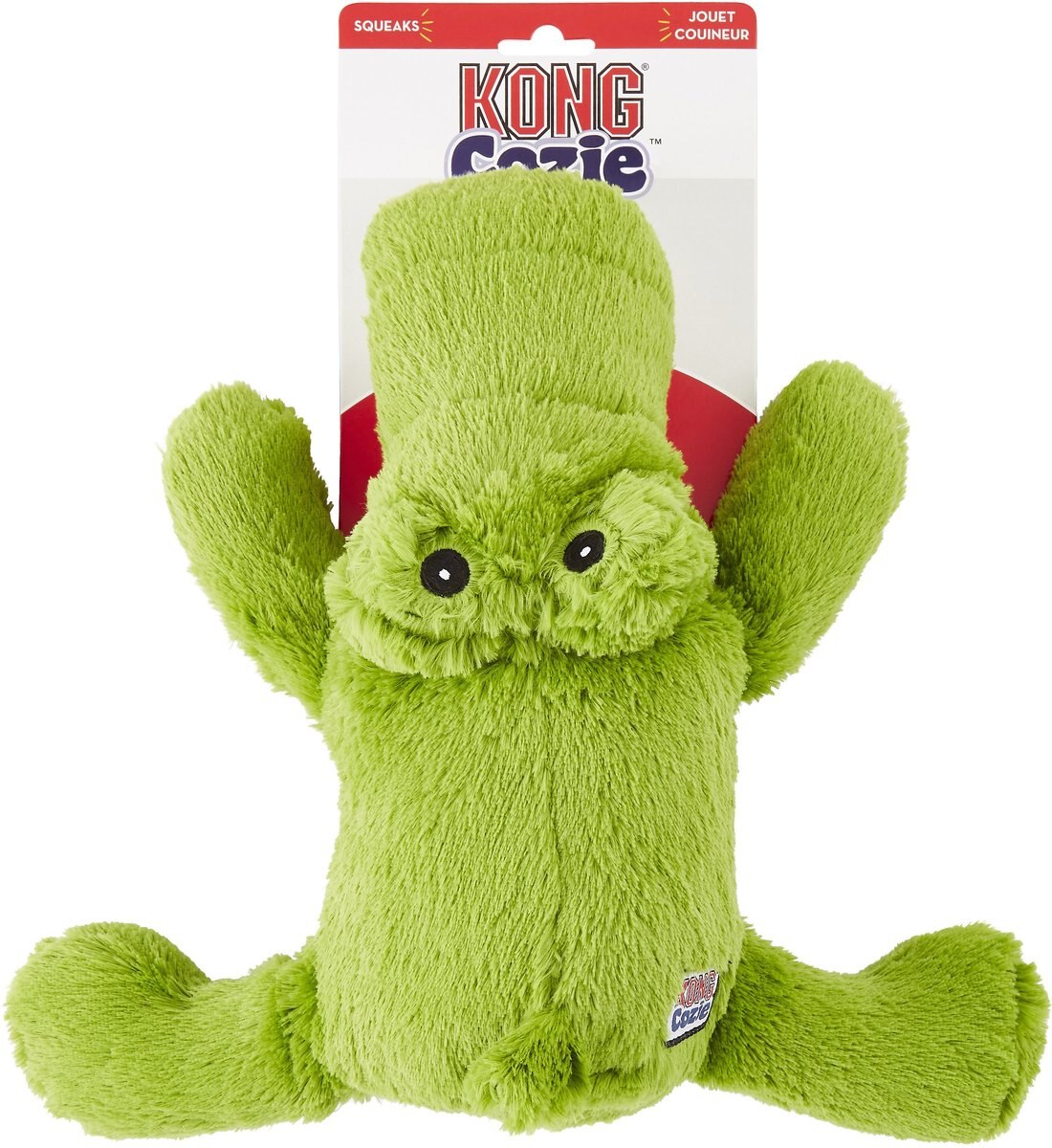 KONG Cozie Ali the Alligator Dog Toy