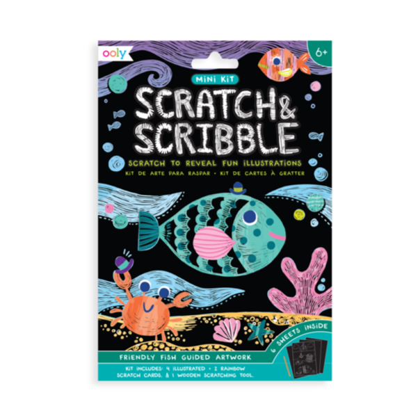 Mini Scratch & Scribble - Friendly Fish by OOLY