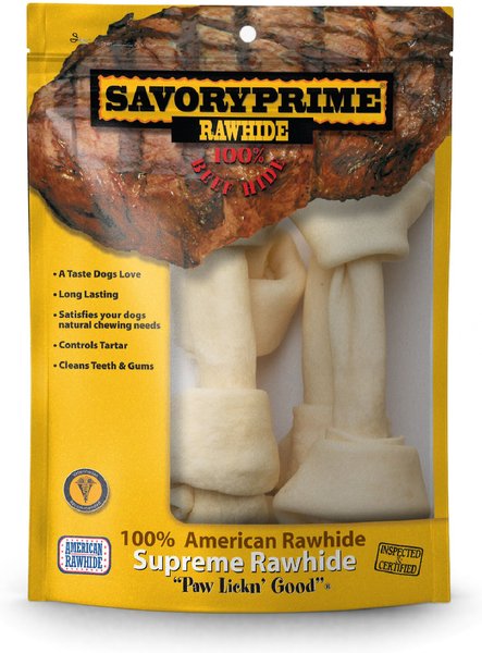 Savory Prime Rawhide Large Bone 8-9\