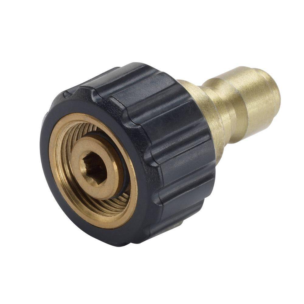 Powercare Female M22 x 38 in. Male Quick-Connect Connector for Pressure Washer AP31040B