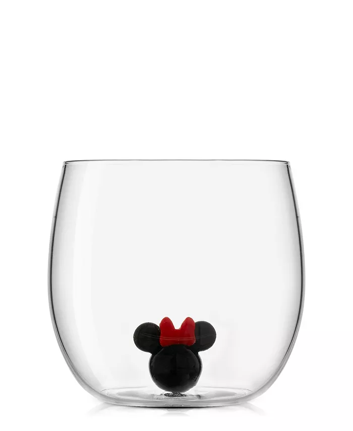 JoyJolt Mickey Minnie Icon Short Drinking Glass Set of 2