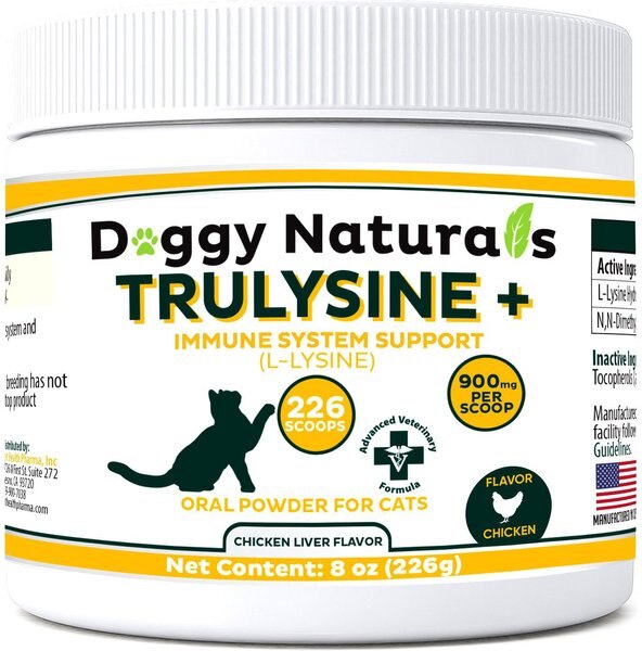 Pet Health Pharma Trulysine and Immune Support Oral Powder Cat Supplement， 8-oz bottle