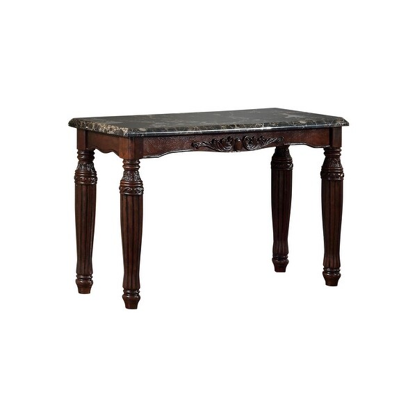 Furniture of America Laun 48-in. Traditional Espresso Sofa Table