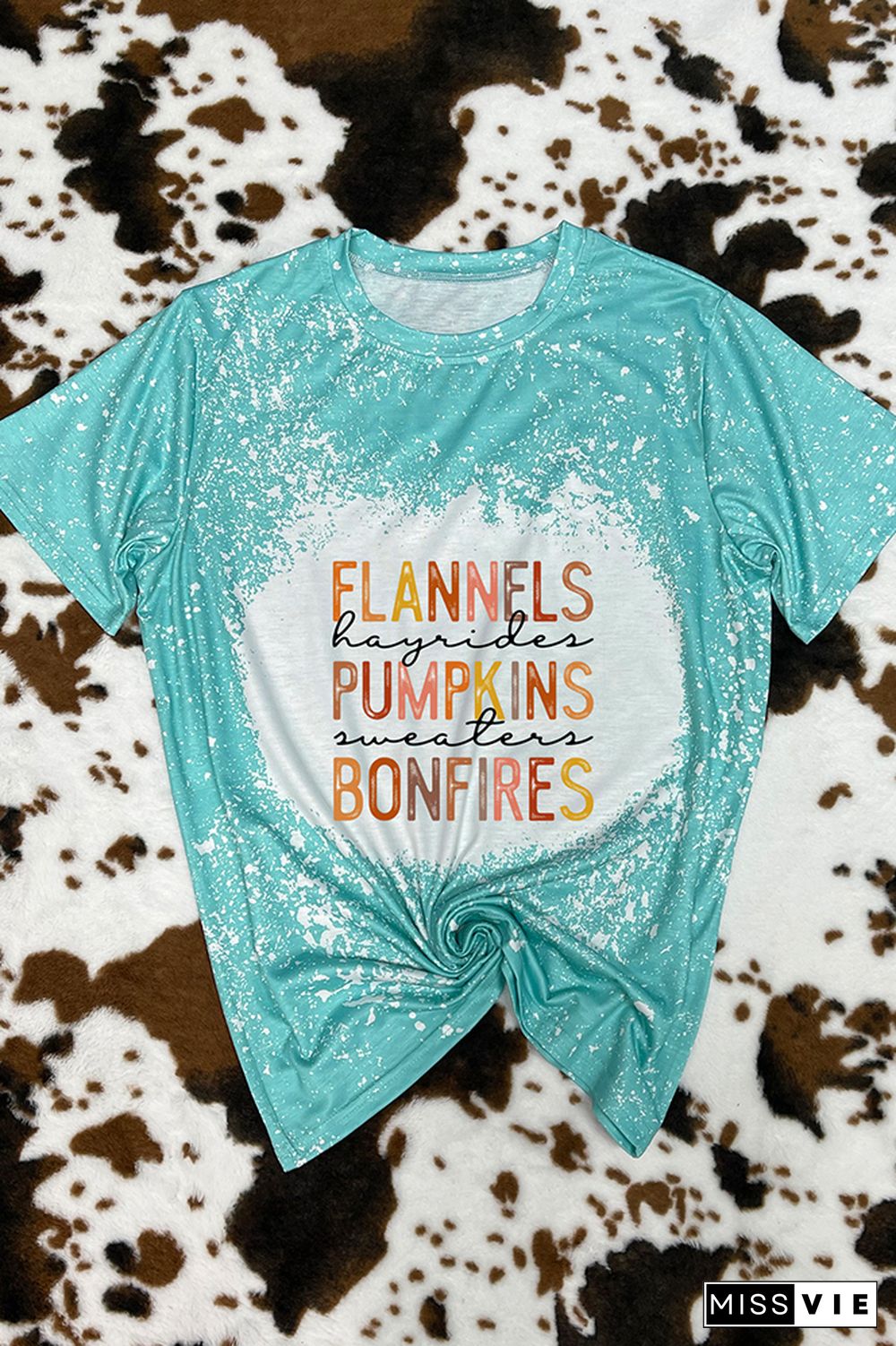 Flannels Hayrides Pumpkins Vintage Christmas Graphic Tee Wholesale