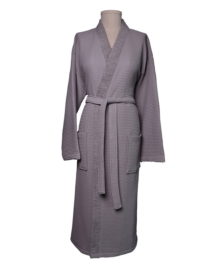 TALESMA Terry Waffle Kimono Turkish Cotton Bath Robe