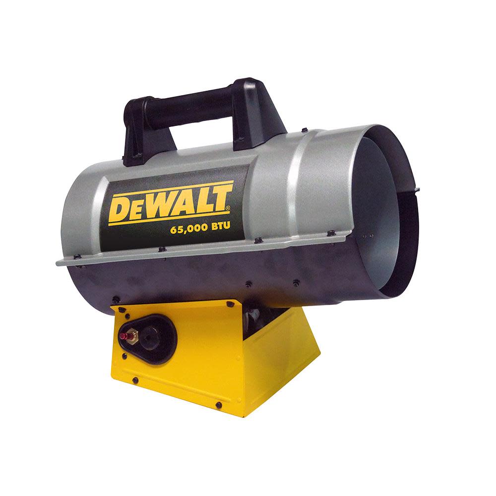 DEWALT Reconditioned Heater 60000 BTU Forced Air Propane Quiet Burner Technology Job Site A331201 from DEWALT