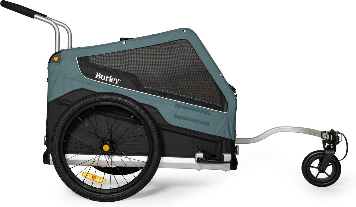 Burley Bark Ranger Dog Bicycle Trailer， Blue Spruce