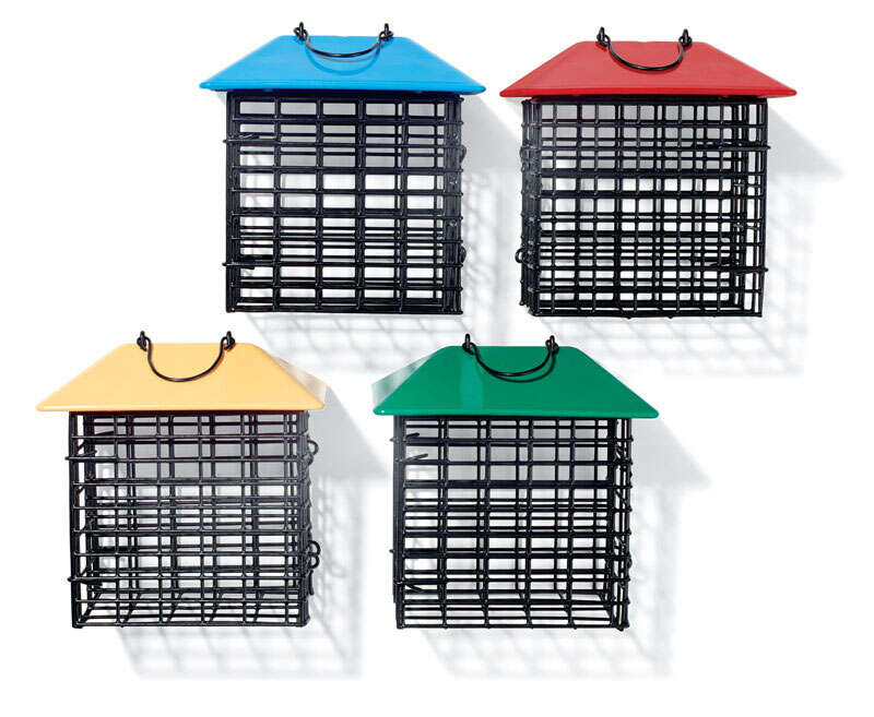 Stokes Select 4 lb Metal/Plastic Double Suet Basket 1 ports