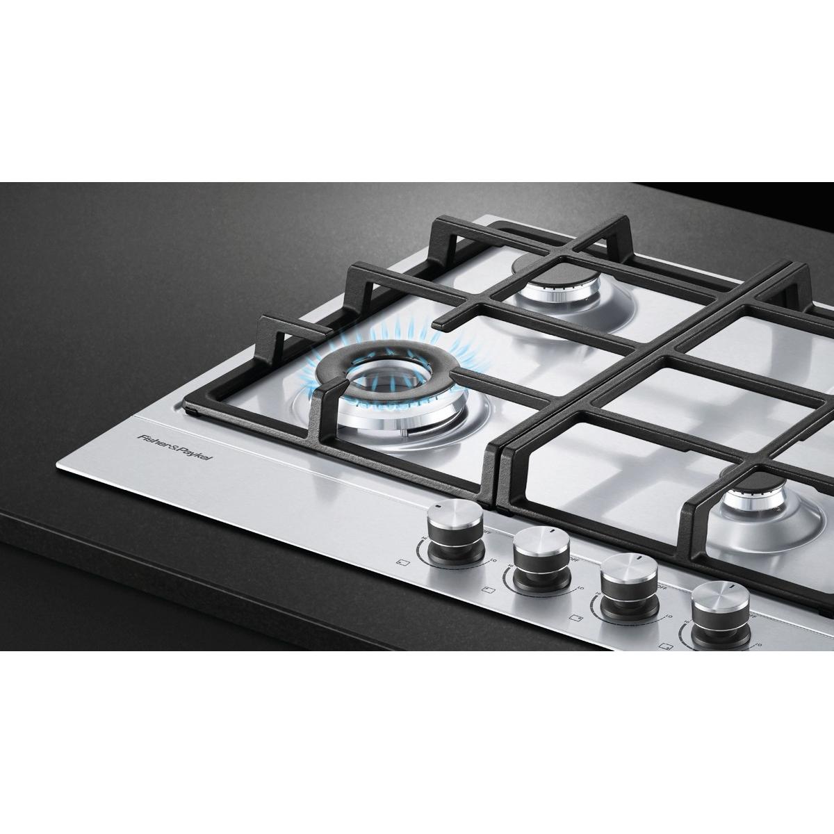 Fisher & Paykel 24-inch Built-In Gas Cooktop with Innovalve? Technology CG244DNGX1 N