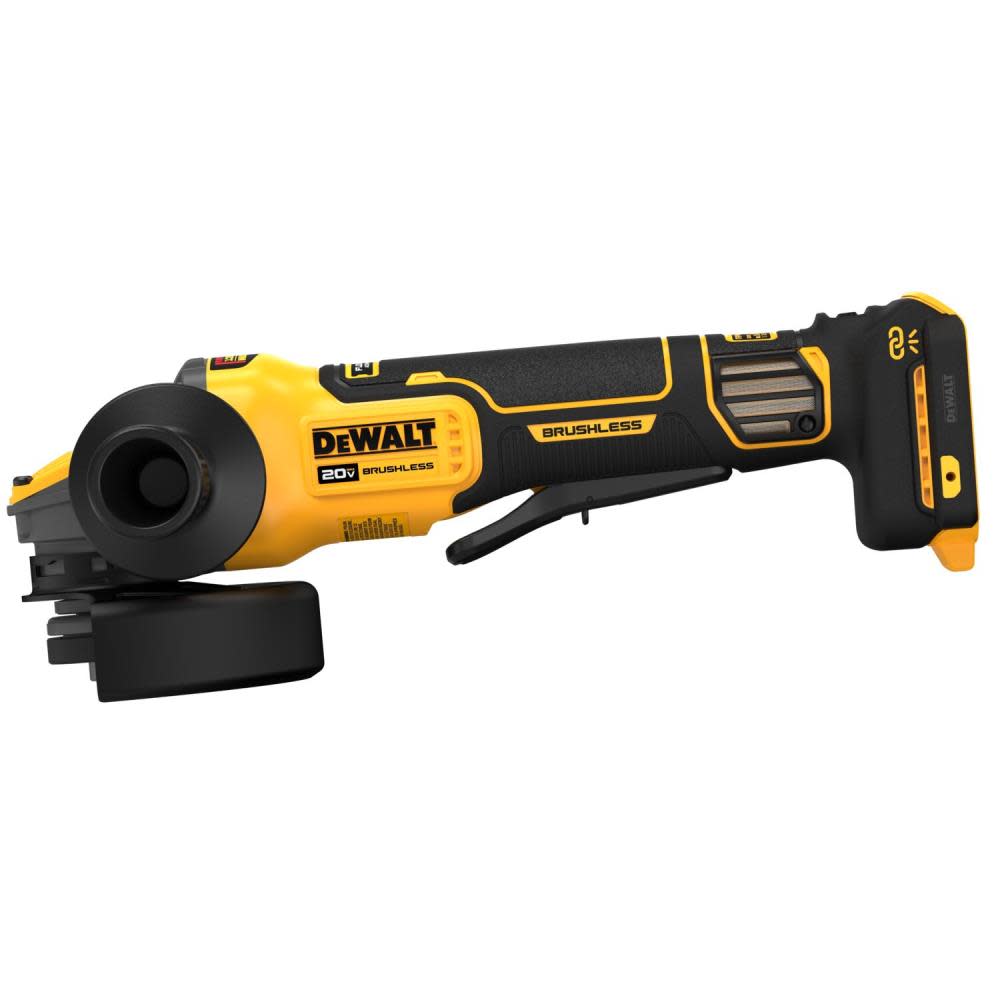 DEWALT 20V MAX 4.5-5 Grinder Variable Speed with FLEXVOLT ADVANTAGE Technology Bare Tool ;