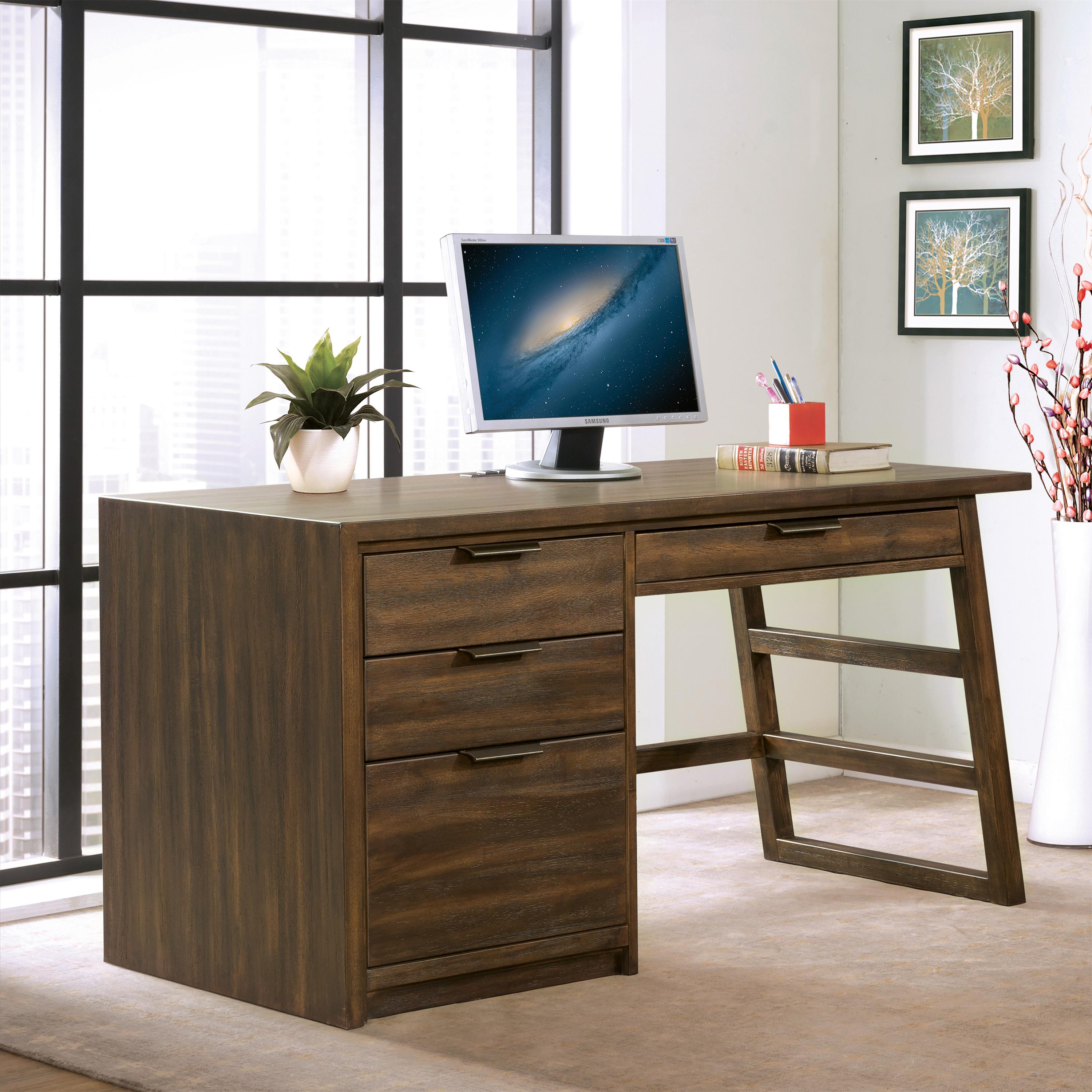 Perspectives Single Pedestal Desk