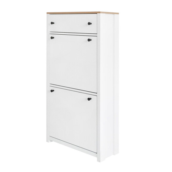 ON TREND Slim Shoe Cabinet Set with 4 Flip Drawers...