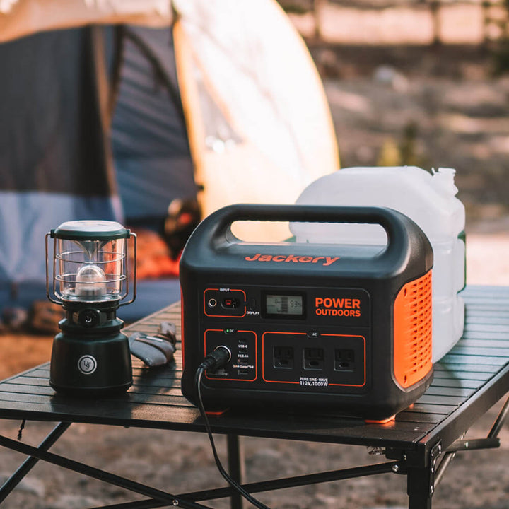 Jackery Explorer 1000 Portable Power Station - with 3 x 1000W AC Outlets, Solar Generator for Home Backup, Emergency, Outdoor Camping