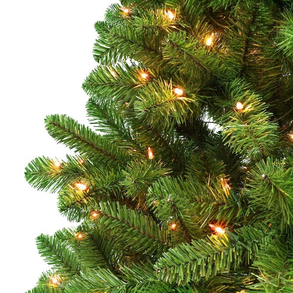 PreLit Medium Virginia Pine Artificial Christmas Tree