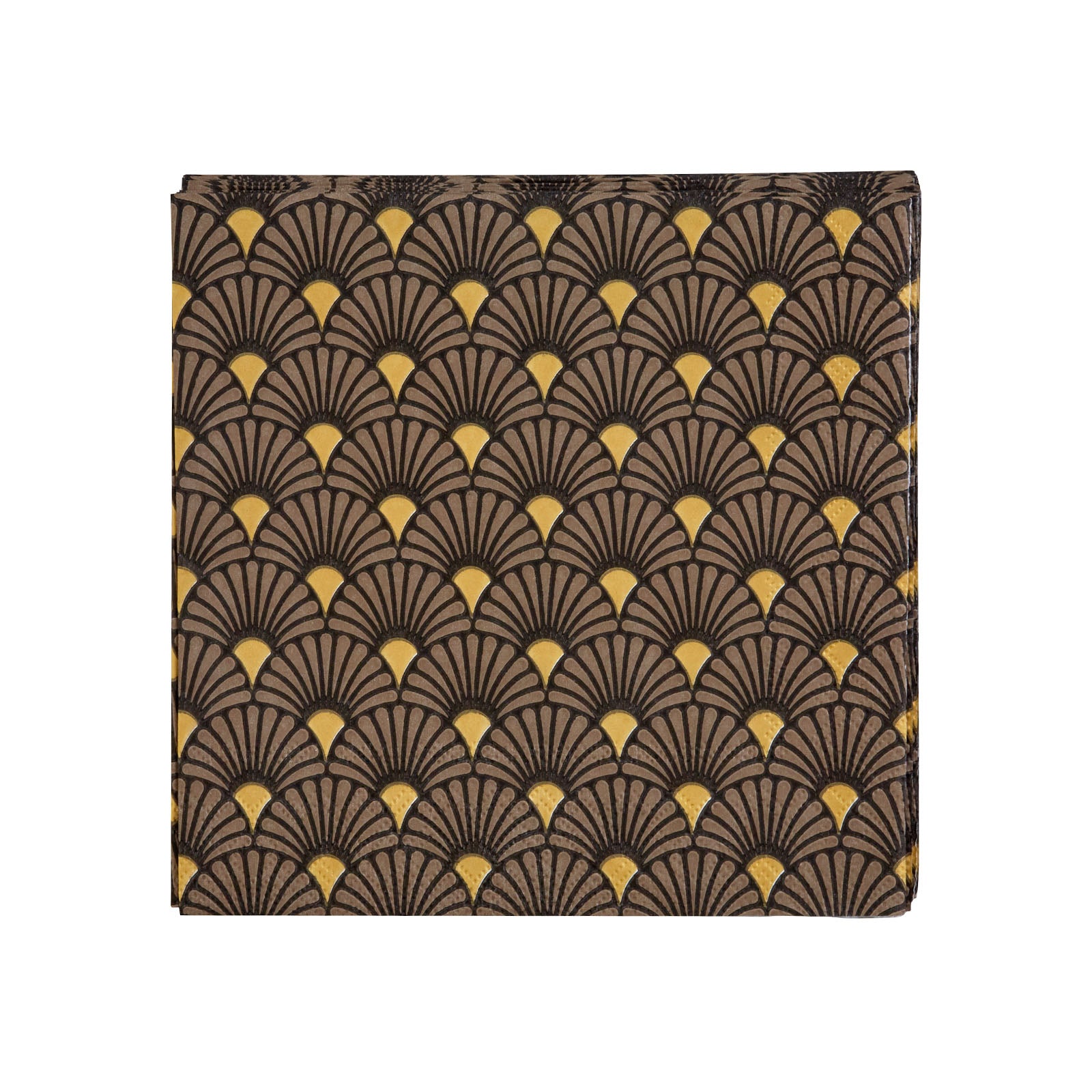 Karaca Art Deco Black / Gold Napkin 153.19.01.1232