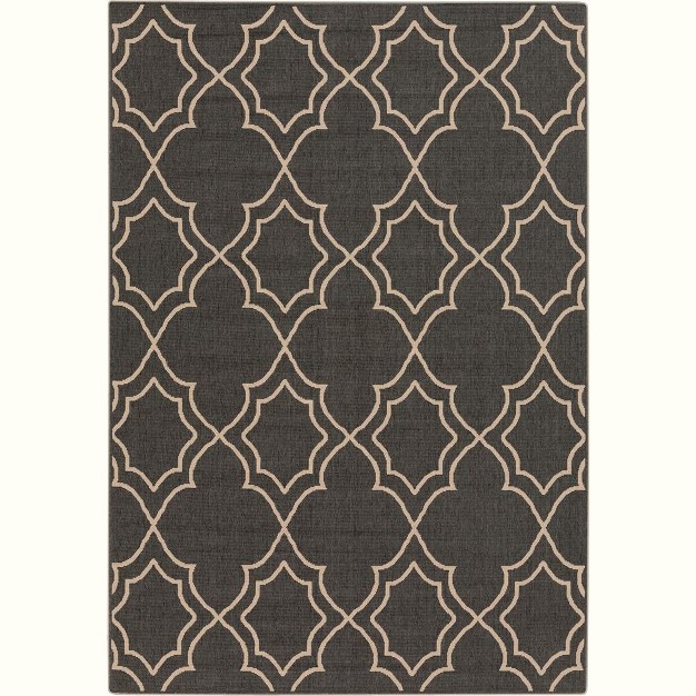 Mark amp Day Liam Woven Indoor And Outdoor Area Rugs Black