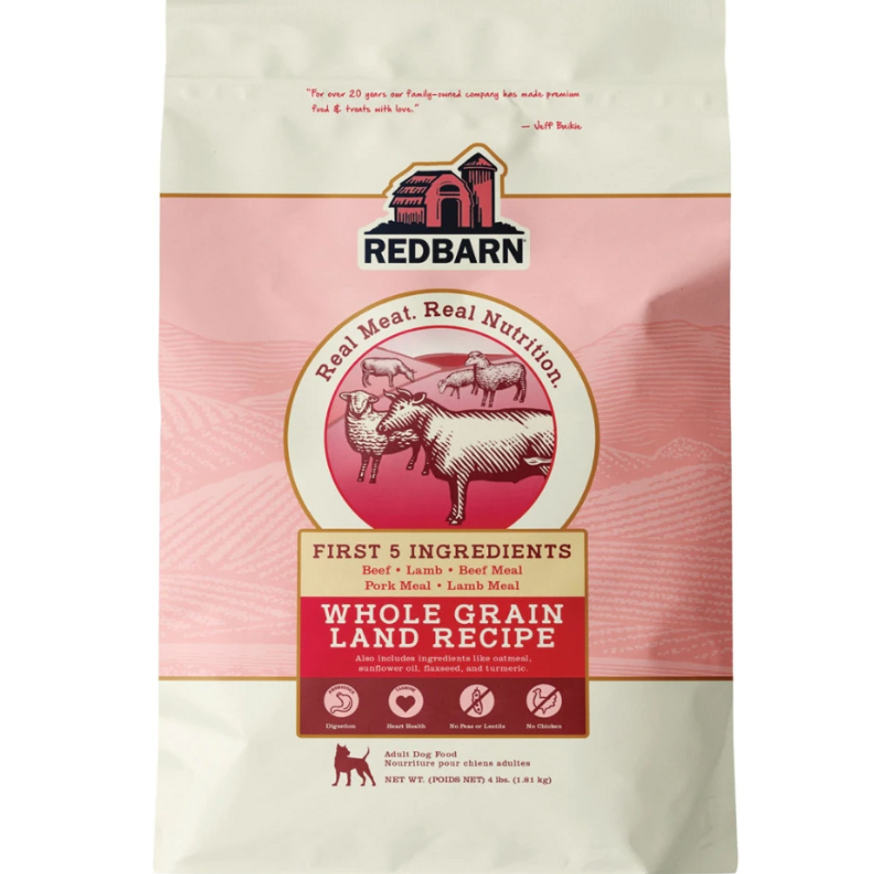 Redbarn Whole Grain Land Recipe Dog Food