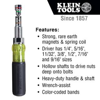 Klein Tools 2-Piece Multi-bit Nut Driver and Stubby Multi-bit Screwdriver Tool Set M2O41539KIT