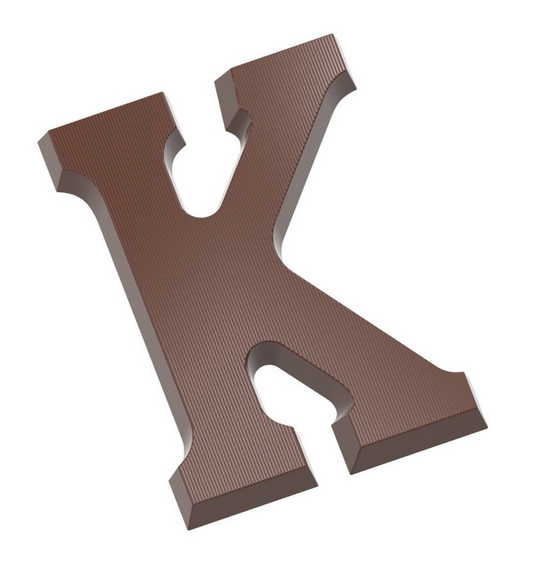 Chocolate World CW2410 Chocolate mould letter K 13...