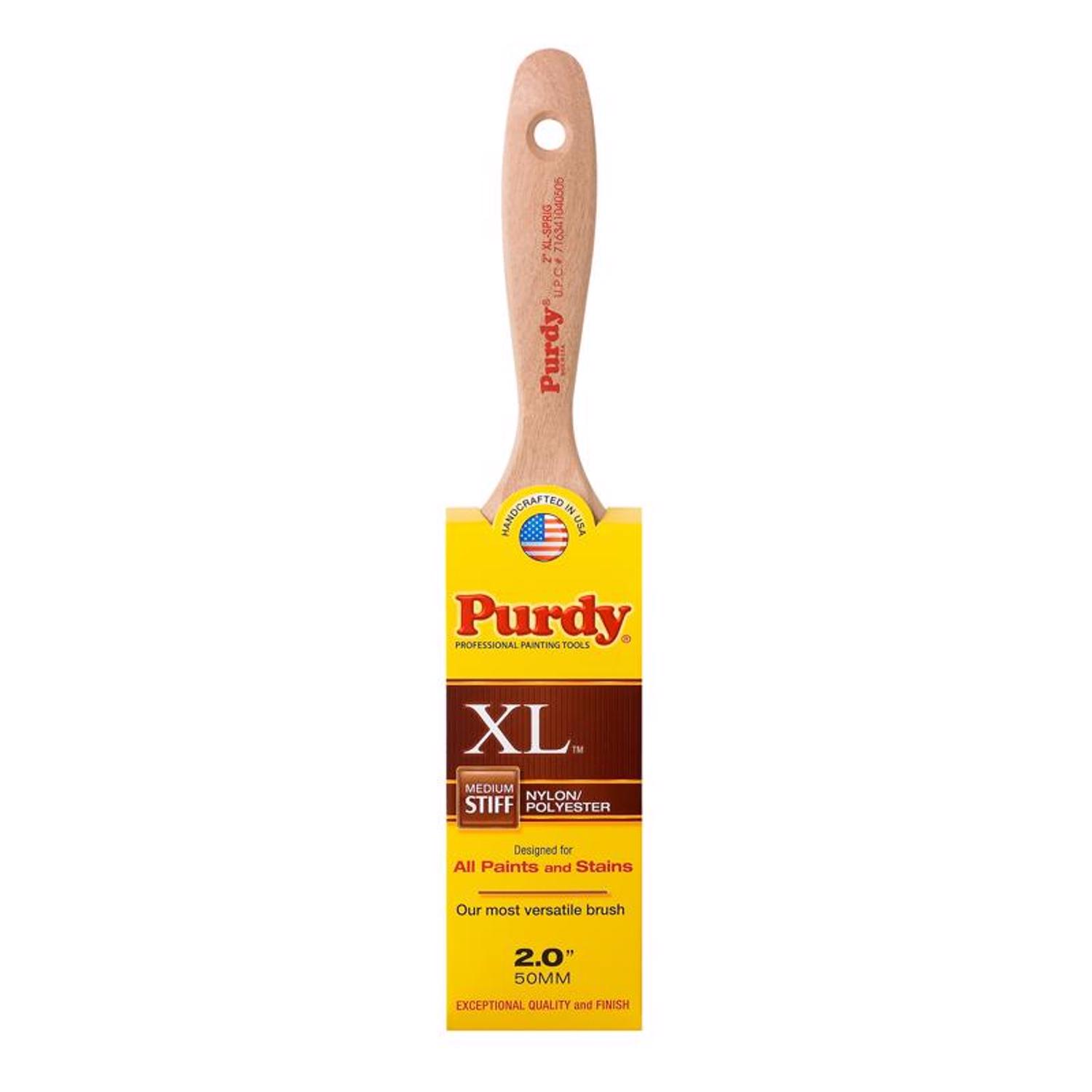 Purdy XL Sprig 2 in. Medium Stiff Flat Trim Paint Brush