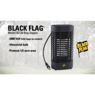 Black Flag 2000-Volt 12 acre Bug Zapper Insect Killer Includes Black Flag Mosquito Octenol Lure BZ-20