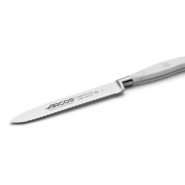 Arcos Serrated Utility Knife White